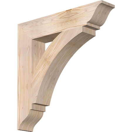 Ekena Millwork Thorton Traditional Smooth Bracket, Douglas Fir, 5 1/2"W x 30"D x 30"H BKT06X30X30THR01SDF